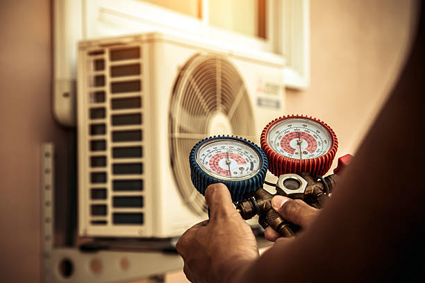 Professional Hvac technician working in New Eagle, PA